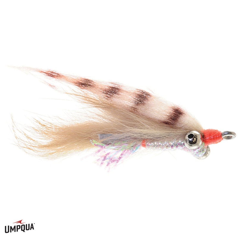 Umpqua Bonefish Scampi Bead Chain Fly Barred 4