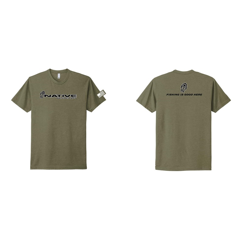 Native Watercraft Slogan Tee Shirt Large