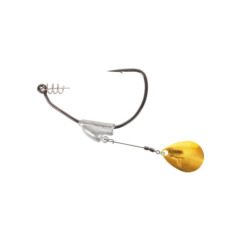 Owner Beast Flashy Swimmer Colorado Blade Beast Flashy Swimmer Gold Colorado (3/8oz. – 8/0 – 2pk)