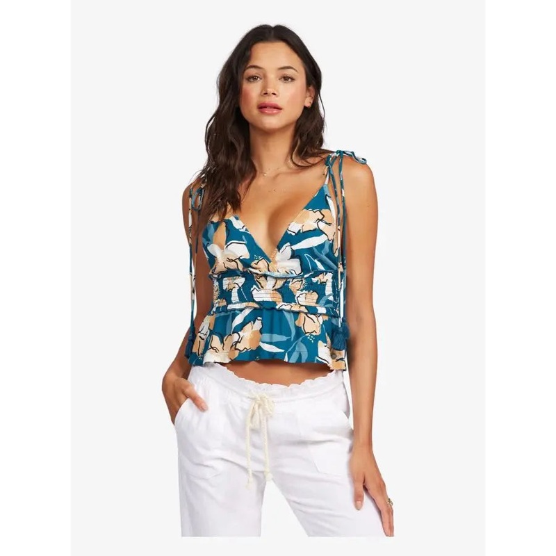 ROXY SIMPLE BLOSSOM TANK TOP CORSAIR RACHELE XS
