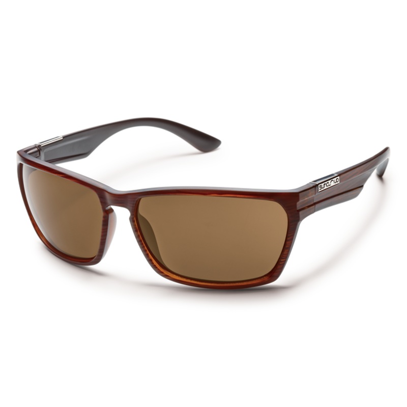 Suncloud Cutout Sunglasses Frame: Burnished Brown Lens: Polarized Brown