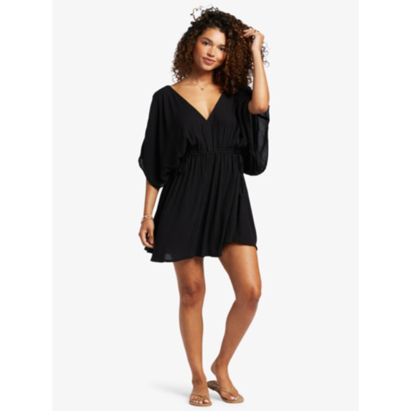 ROXY SUN BABY SWIM COVER-UP DRESS EGRET XS