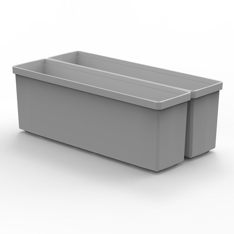 2 Customizable 1x4D (Deep) Bins (1.7″ x 7.58″)
