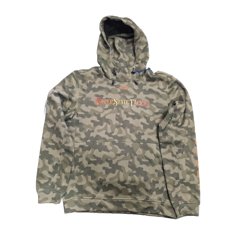 AFTCO COPPERSTATE TACKLE REAPER TACTICAL HOODIE Green OG Camo Medium