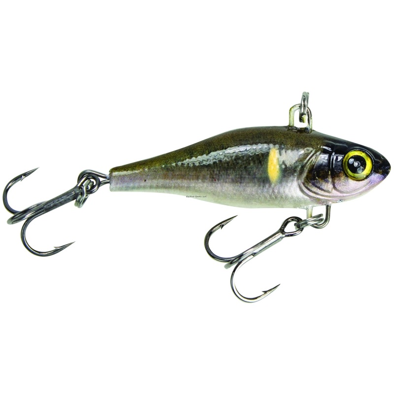 Lunkerhunt 2″ Hatch Spin Lipless Crankbait w/ Spinner Tail Common Shiner