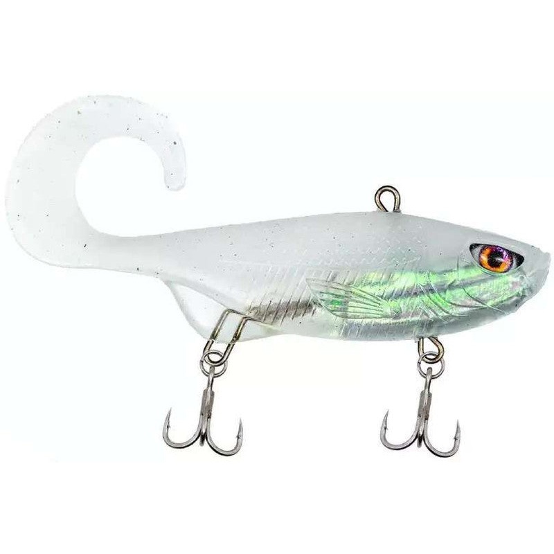 Chasebaits Curly Vibe 3.25″ Milk Flash