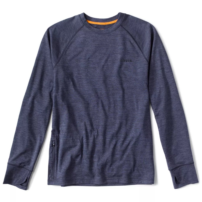 Orvis – First Frost Crew Neck – Blue Moon M