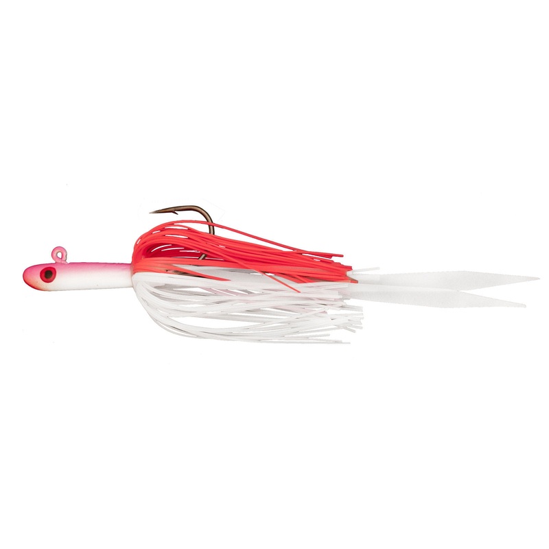 Tsunami Glass Minnow Jigs w/ Silicone Skirt SSC – Chartreuse w/Silicone Skirt 3/8oz, Round Bend Hook