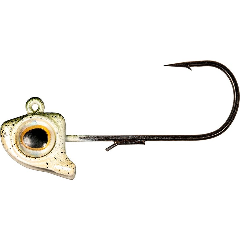 Z-Man Finesse EyeZ Swimbait Jighead 3 pack Greenback 1/12 oz – 1/0