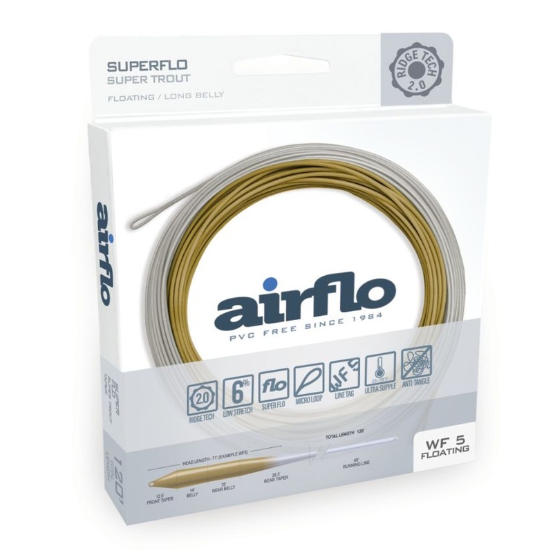 Airflo RIDGE 2.0 – SUPER TROUT WF5F FIRE ORANGE