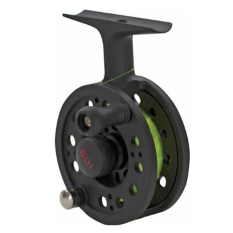 Mr. Crappie Solo Jiggin’ Reel Pre-spooled With Premium Hi-Vis Yellow Line SO1