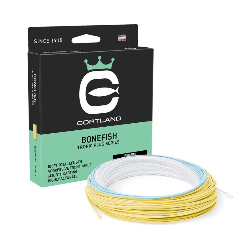 Cortland Bonefish WF6F White/Sky Blue/Pale Yellow