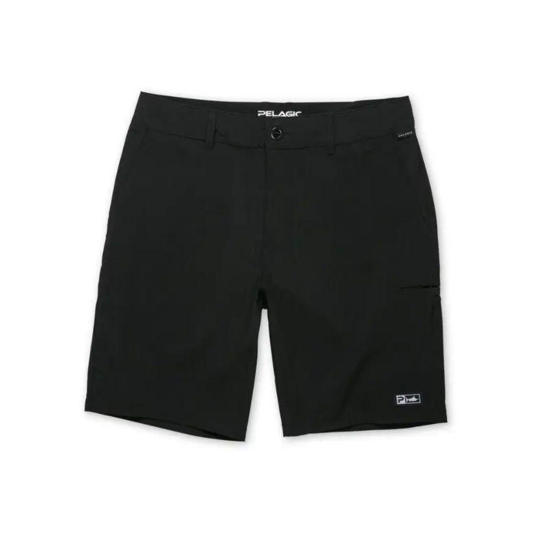 PELAGIC MAKO HYBRID SOLID SHORTS KHAKI 32