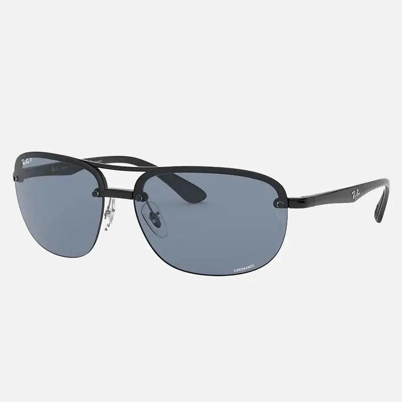 RAY-BAN RB4275 CHROMANCE POLORIZED SUNGLASSES BLACK BLUE MIRROR