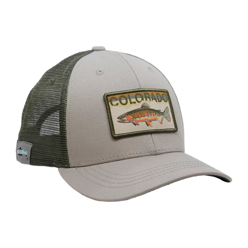 Rep Your Water – Colorado Greenback Hat Grey/Green