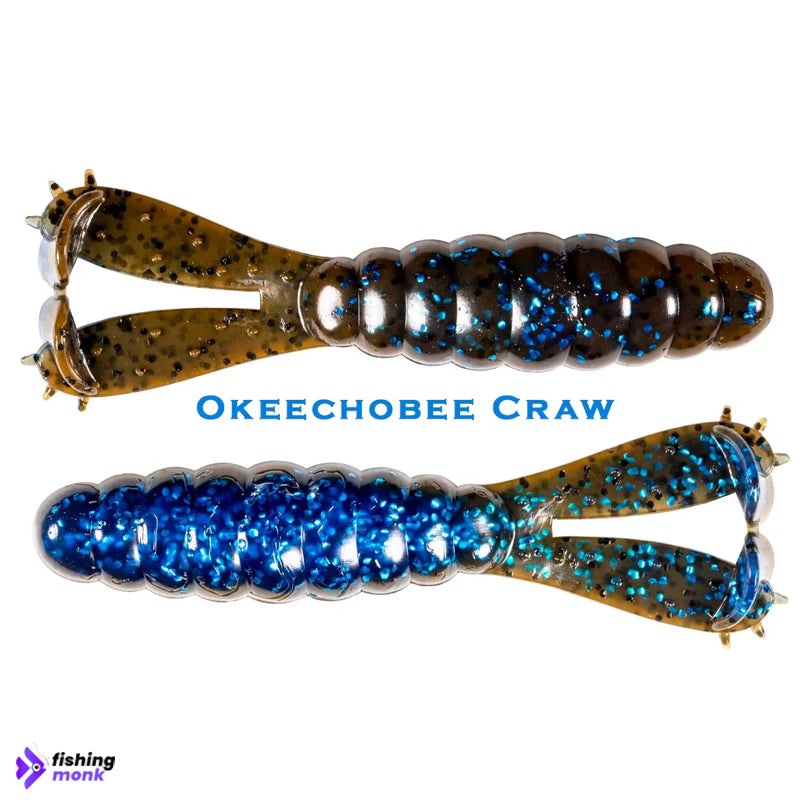 Zman Billy Goat 10x Tough Elaztech | Size: 4.25″ | 3pcs/pkt Okeechobee Craw