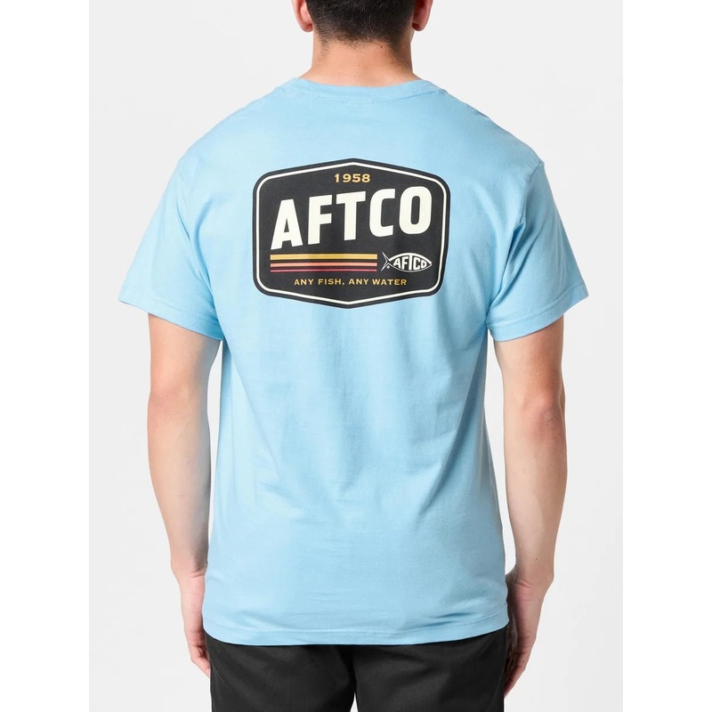 Aftco Versus Short Sleeve Pocket Shirt Clearwater L