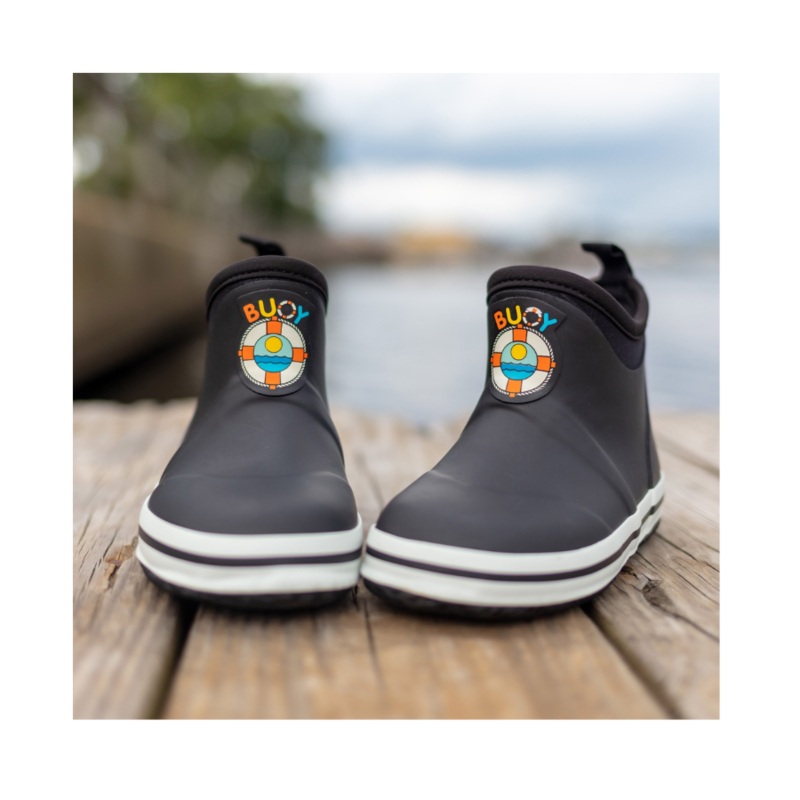 BUOY BOOTS KIDS ANKLE BOOTS BLACK 7K