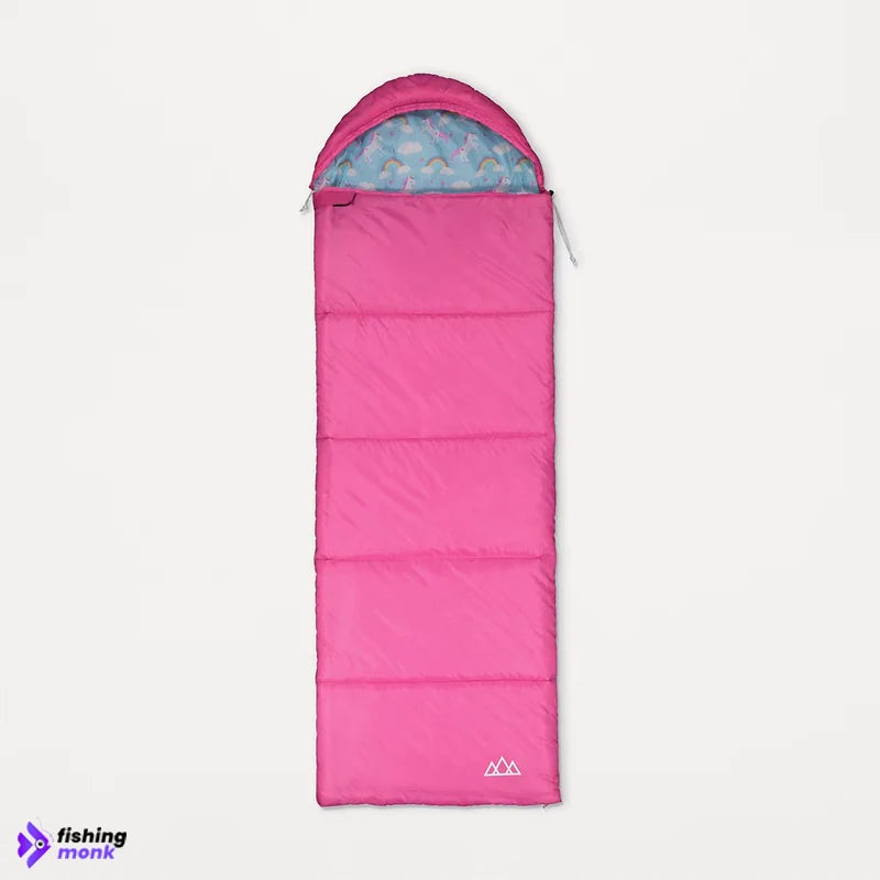 Anko Unicorn Hooded Sleeping Bag Pink