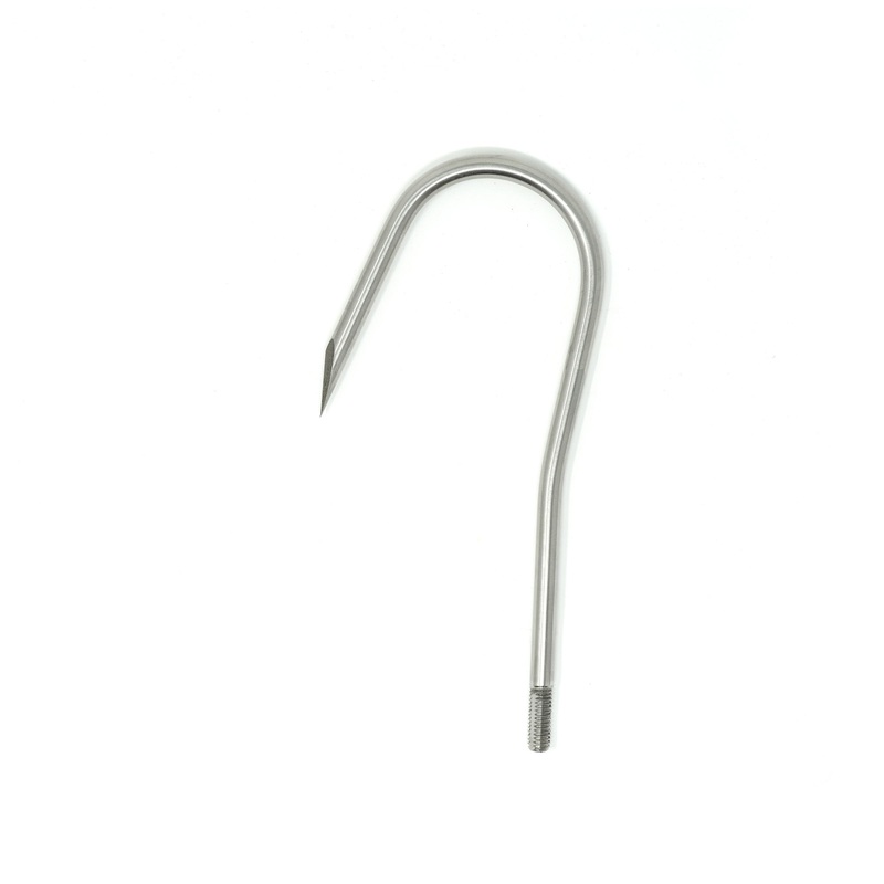 316SS Gaff Hooks with Chisel Point – Threaded 3″