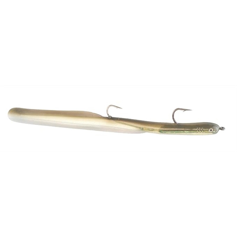 Berkley PowerBait Eel 12″ 2Pk, Greeny, Floating