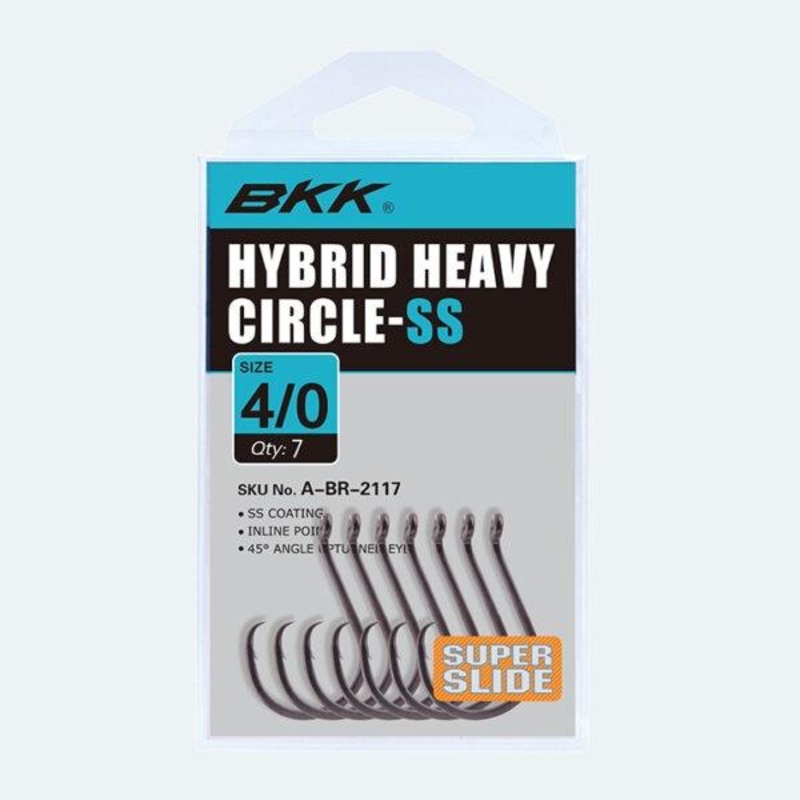 BKK Hybrid Heavy Circle-SS Hooks 4/0 (7 Pack)