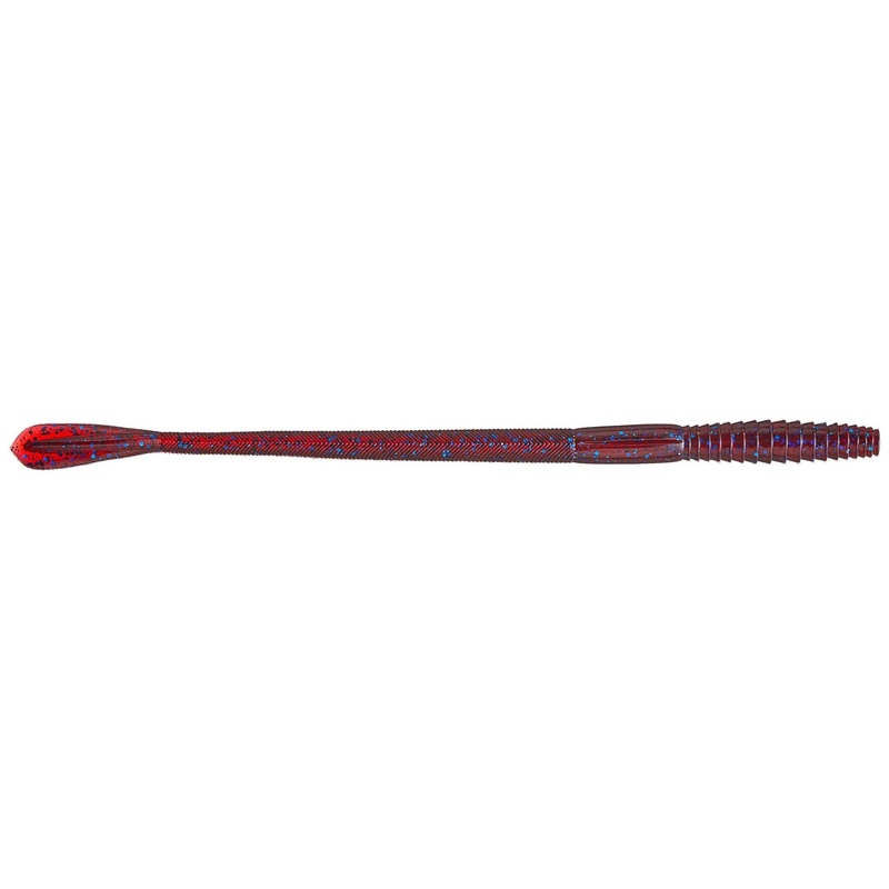 Reaction Innovations Fat Flirt 8.25″ Worm (8 Pk) Black Light