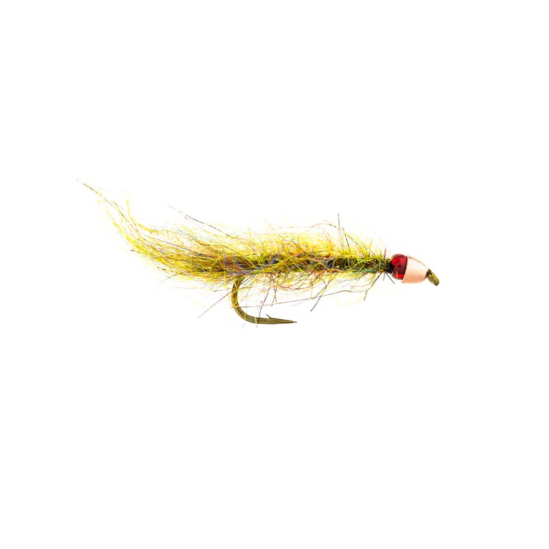 Umpqua Ruby-eyed Leech – Canadian Olive (3-Pack) 8 Canadian Olive