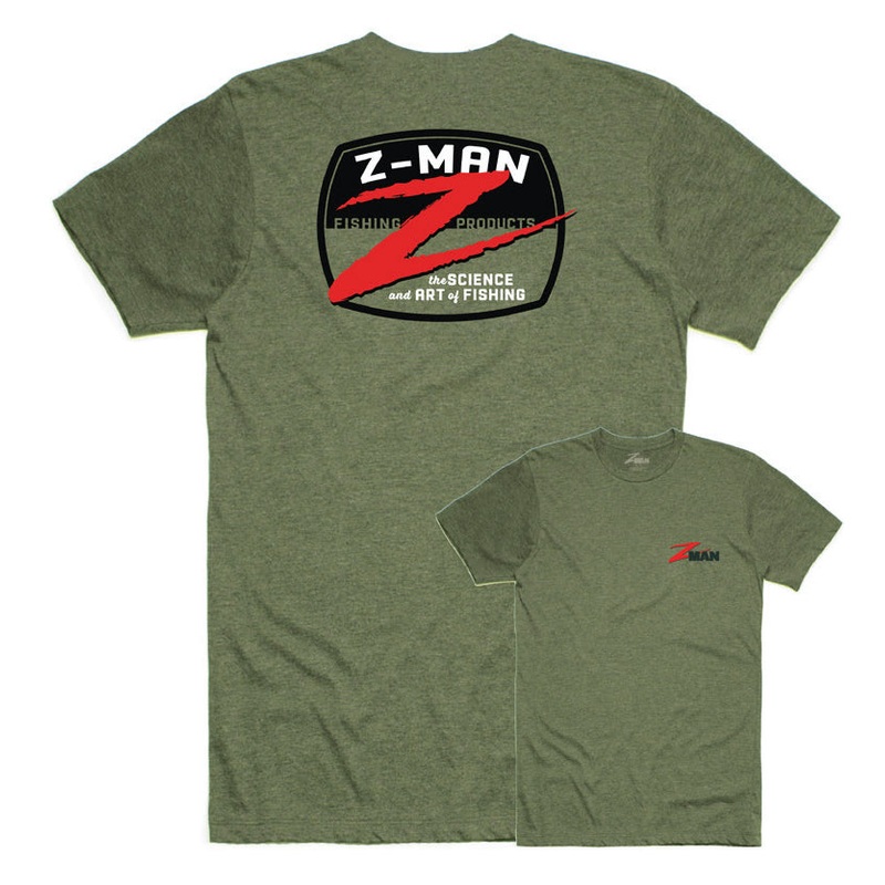 Z-Man Z-Badge Logo TeeZ Short Sleeve T-Shirt Charcoal Gray Small