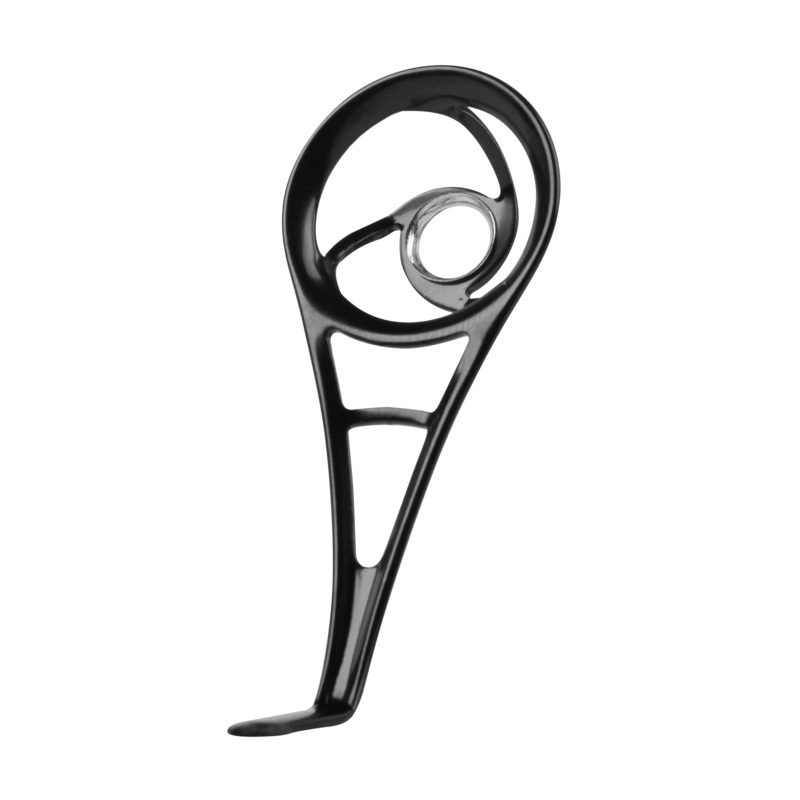 Airwave Single Foot Spinning Guide Black & Chrome 20/6