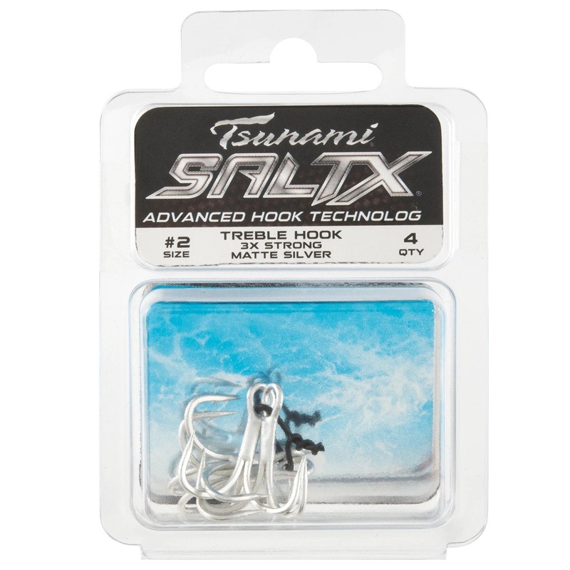 Tsunami SaltX Treble Hook 1/0 – 3ct