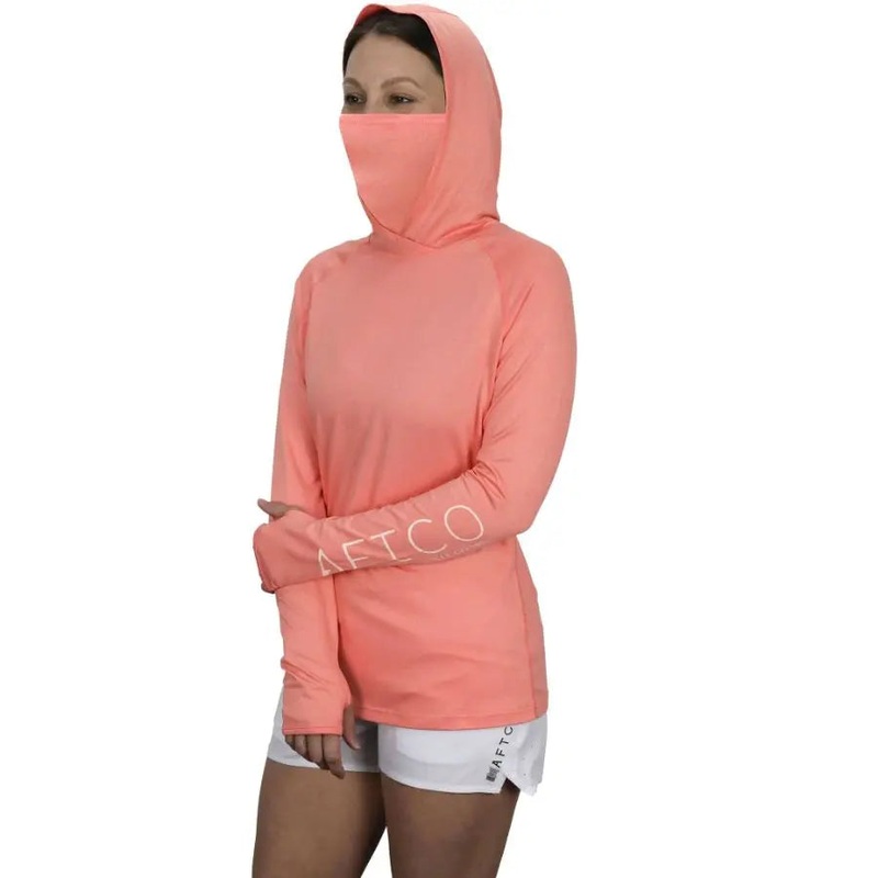 AFTCO YUREI HOOD L/S PERFORMANCE WHITE L