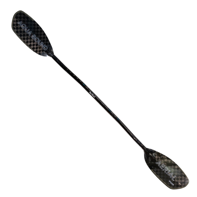 Aquabound Aerial Major Carbon Fixed Crankshaft 1pc Paddle Cyan 197cm