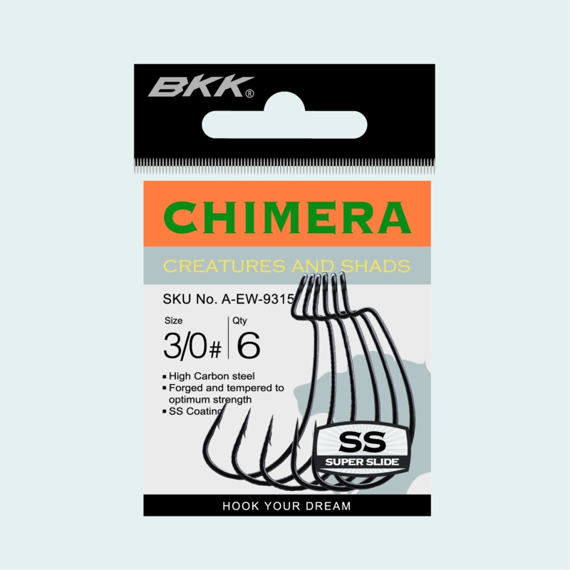 BKK HOOKS CHIMERA HOOKS Size 1 – 8pk