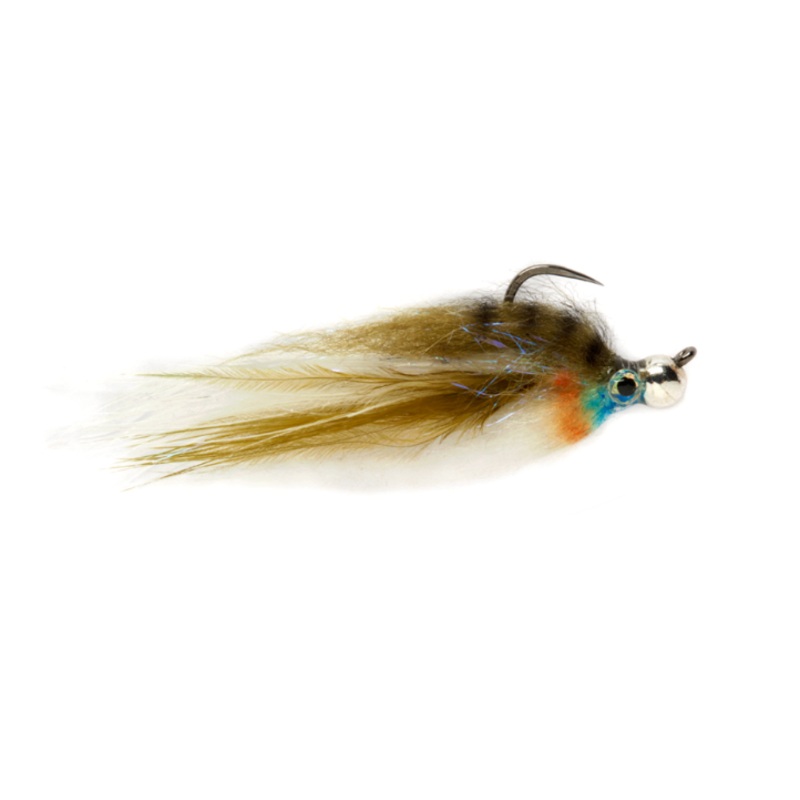 Fulling Mill Jiggy Fat Minnow Barbless Brown & White 10f 4.6mm