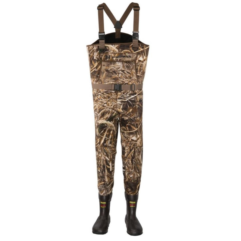 Hodgman Brighton Neoprene Cleated Bootfoot Waders – Realtree Max5