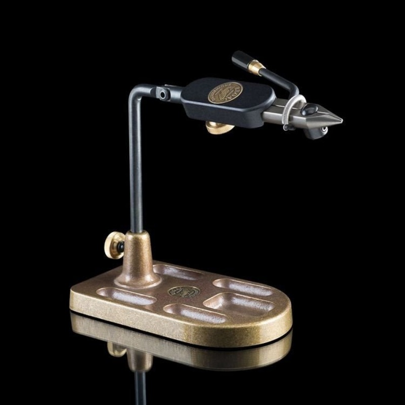 Regal – Medallion – Vise With Stainless Steel Jaws And Bronze Pocket Base Black