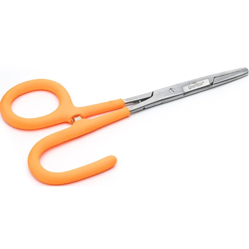 Umpqua 6″ Scissor Clamp Open Loop Hot Orange