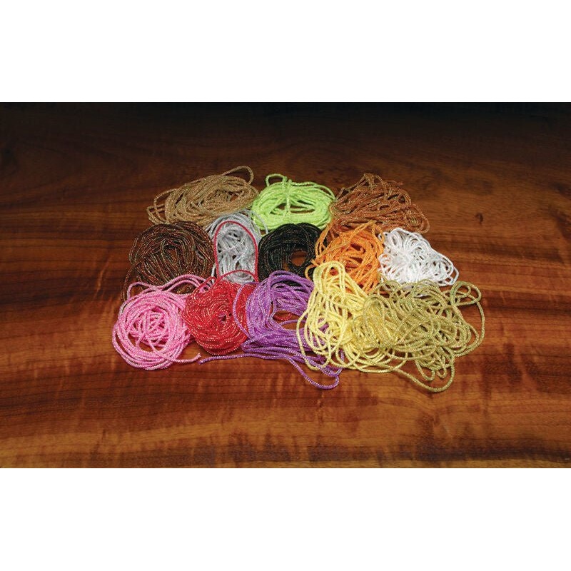 Hareline Micro Pearl Core Braid Pearl White