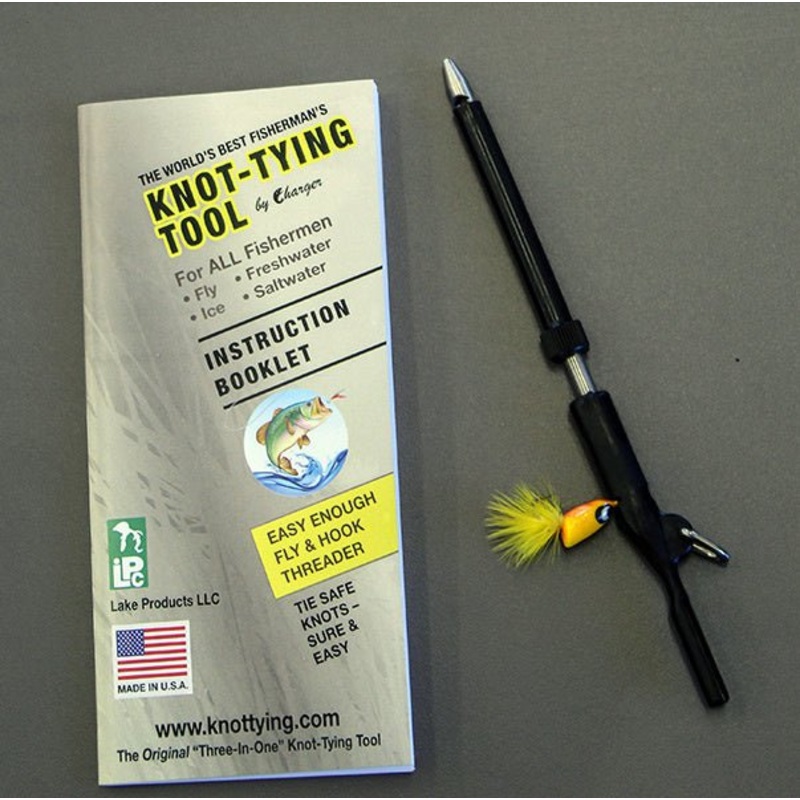 Knot Tying – 3 in 1 Knot-Tying Tool – Black
