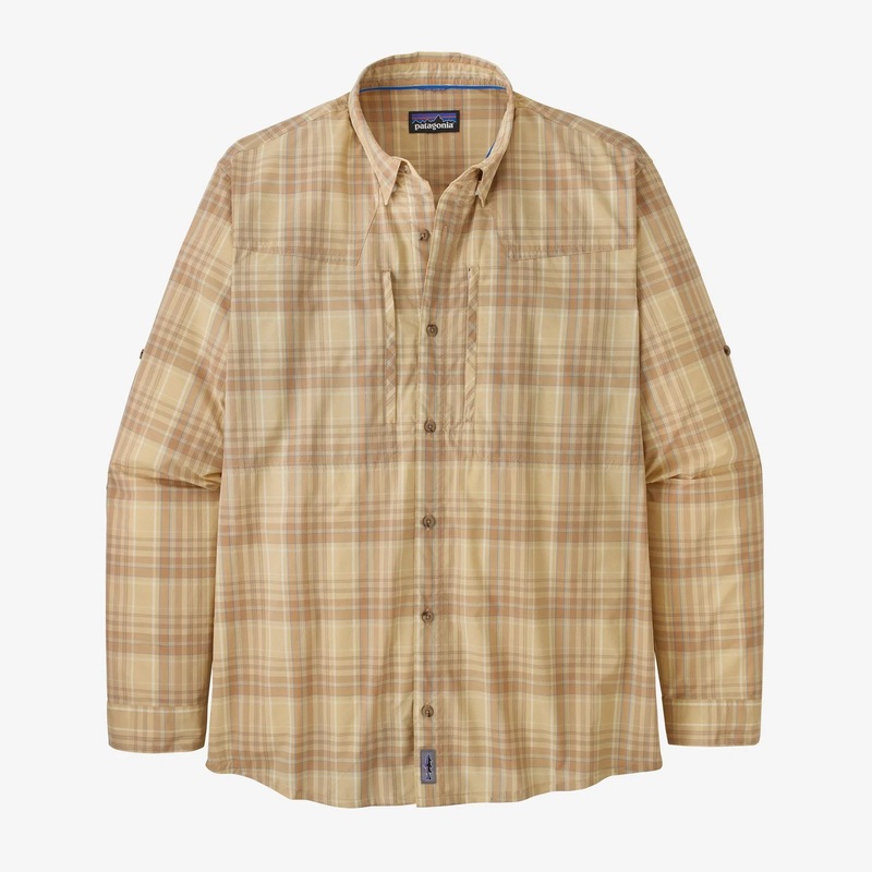 Patagonia – M’s L/S Sun Stretch Shirt Birch White M