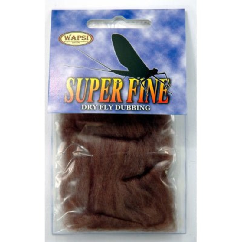 Wapsi – Super Fine Dry Fly Dubbing Adams Grey