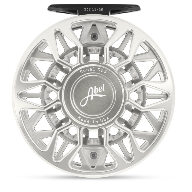 Abel SDS 11/12 Fly Reel – Platinum  – Platinum Handle