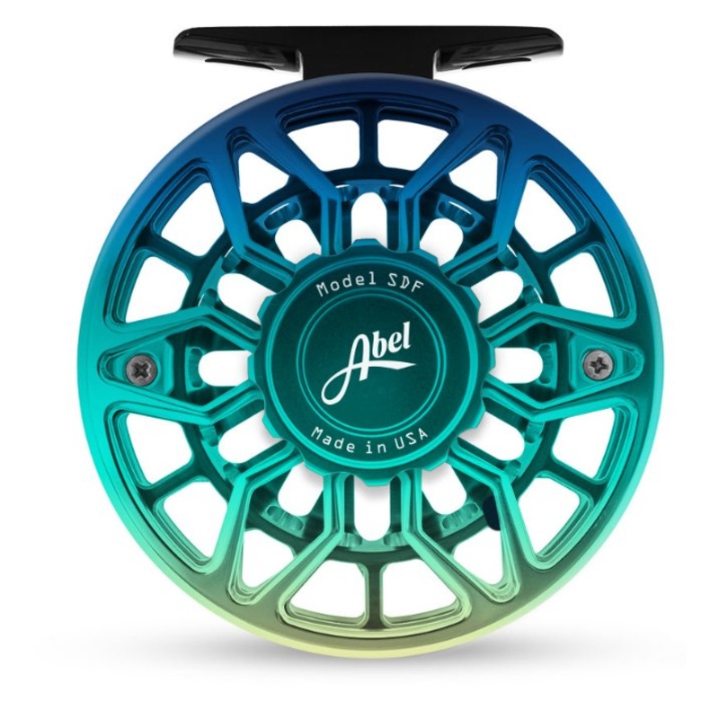 Abel SDS 7/8 Ported Fly Reel – Flats Fade – Platinum Handle