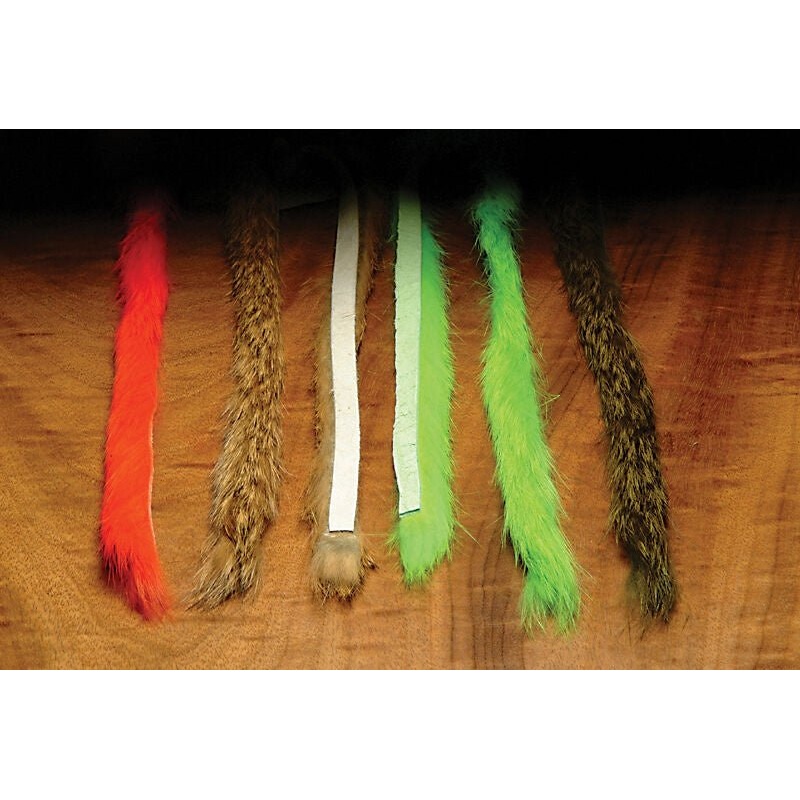 Hareline Magnum Rabbit Strips Black