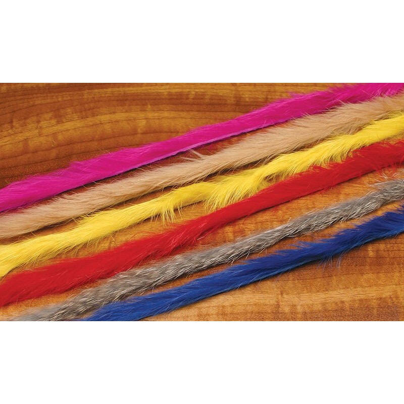 Hareline Micro Rabbit Strips Black