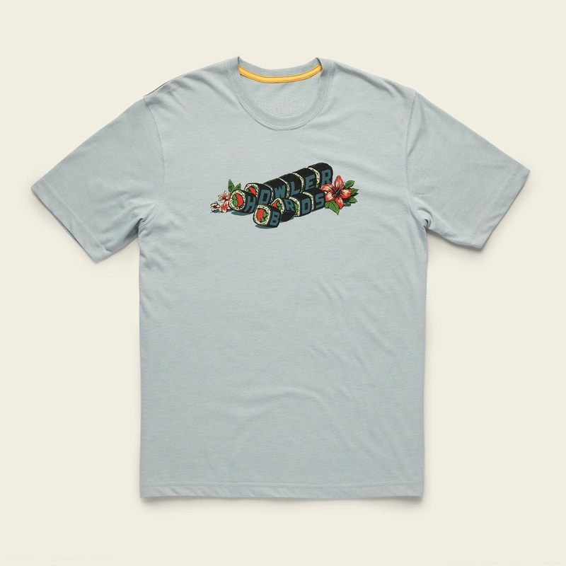 Howler Brothers Sushi T-Shirt S Puritan Grey