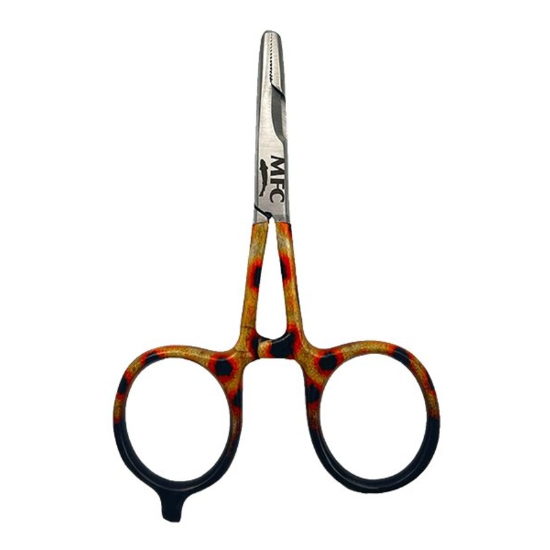 MFC Scissor Forceps – River Camo – 4″ Brown Trout