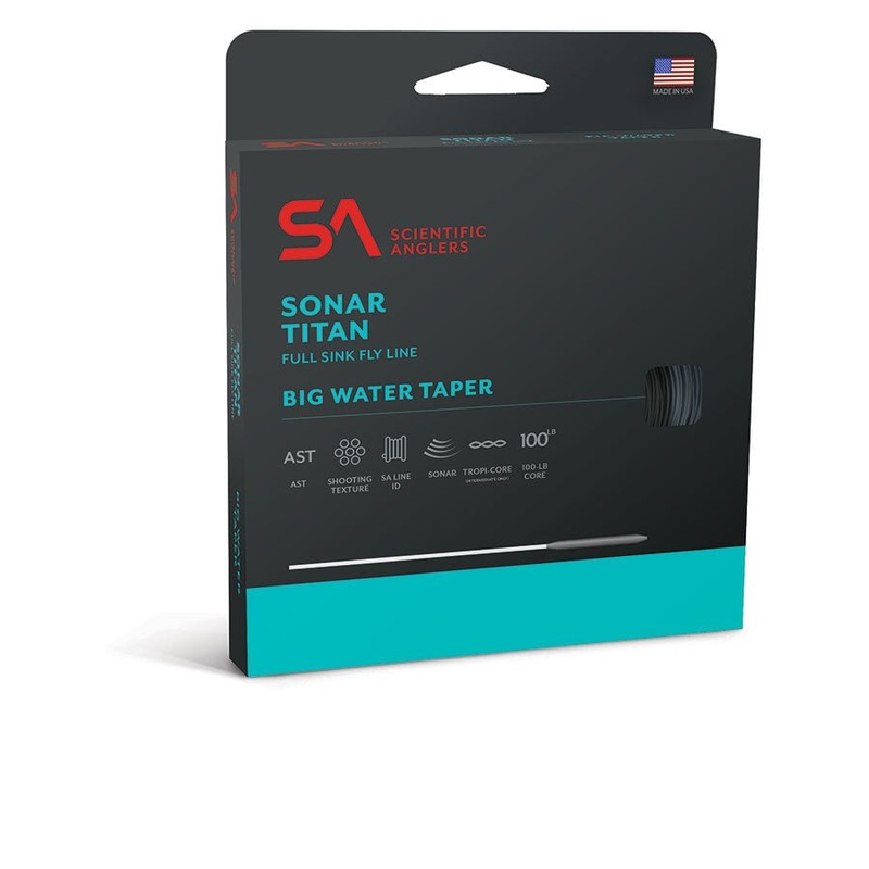 Scientific Anglers Sonar Titan Big Water Taper Max Sink Fly Line WF-450-F/I