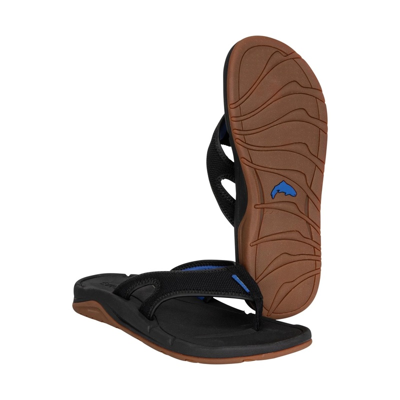 Simms Challenger Flip Flops 8 Black